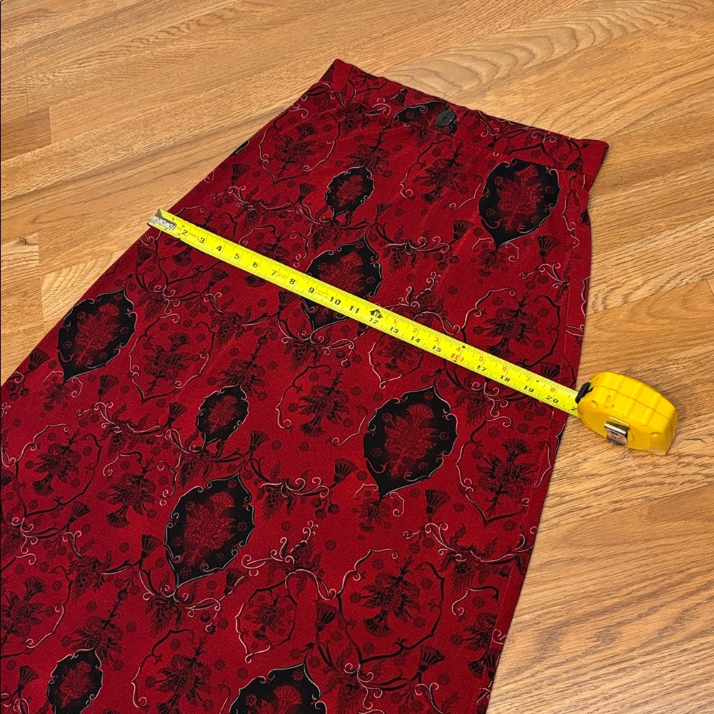 Vintage 1990’s Susan Lawrence red and black top and skirt set. Size S/M. - Picture 14 of 17